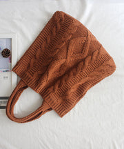 Original Japanese Knitted Cotton Thread Handbag Carrying Bag