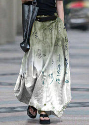 Frauen Baumwolle Hohe elastische Taille Seitentasche Reißverschluss Feste Lässige Röcke