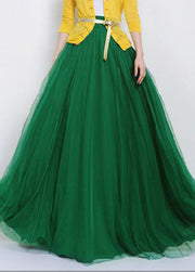 2022 Fashion Long Skirts Elastic Waist Maxi Skirt