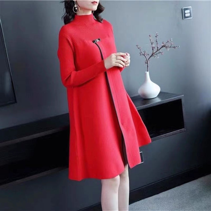 New Fashion Korea Style Loose Knitted Dresses For Women