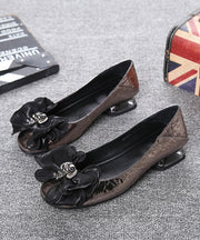 2025 New DIY Bow Splicing Flats Faux Leather