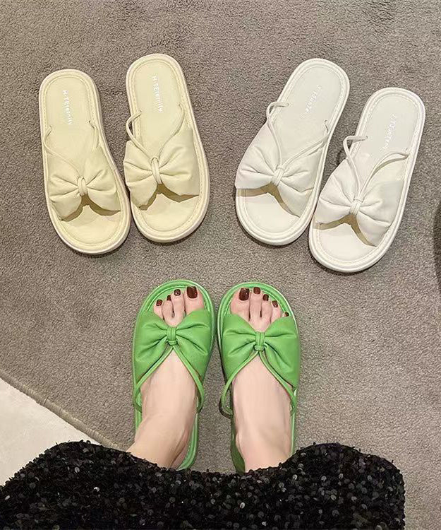 2025 New Green Versatile Leisure Edition Slippers Shoes