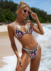 2024 New Luxury Print Bikini Swimwear Set