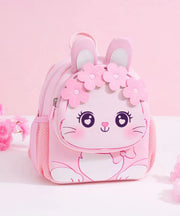 2024 New Pink Kids Girls Floral Princess Backpack Bag