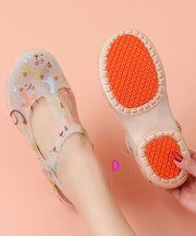 2024 New Summer Print Hollow Out Beach Walking Sandals