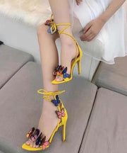 2024 New Summer Strap Butterfly Stiletto High Heel Sandals
