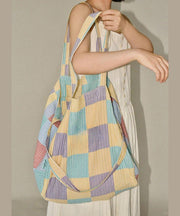 2024 Vacation Style Large Capacity Canvas Shoulder Crossbody Bag