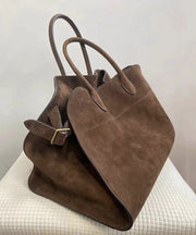 2025 New Brown Large Capacity Capacity Handbag