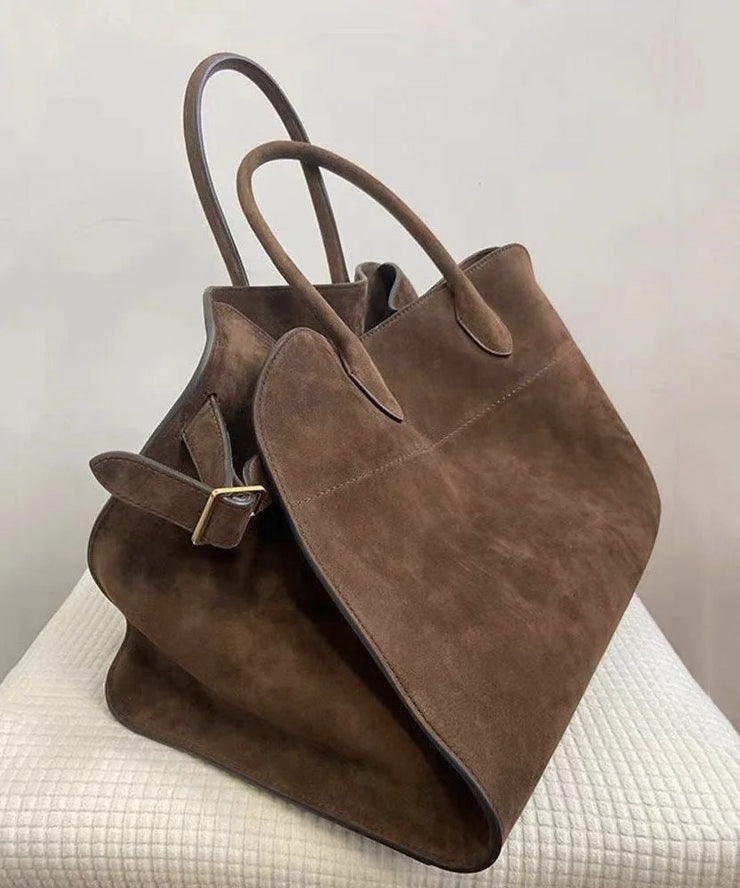 2025 New Brown Large Capacity Capacity Handbag