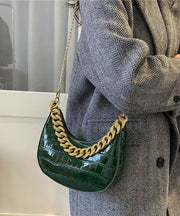 2025 New Fashionable Green Chain Shoulder Crossbody Bag