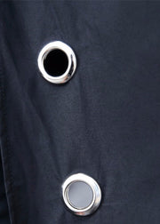 vintage black Midi cotton pullover plus size traveling blouse vintage hollow outlow high design cotton blouses
