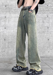 American Fringe Fringed Slightly Flared Men Denim Pants