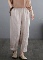 Apricot High Waist Solid Lantern Pants