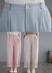 Apricot High Waist Solid Lantern Pants