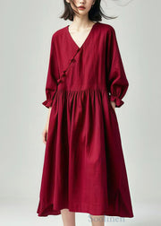 Art Mulberry Oversized Cotton Maxi Dress Spring