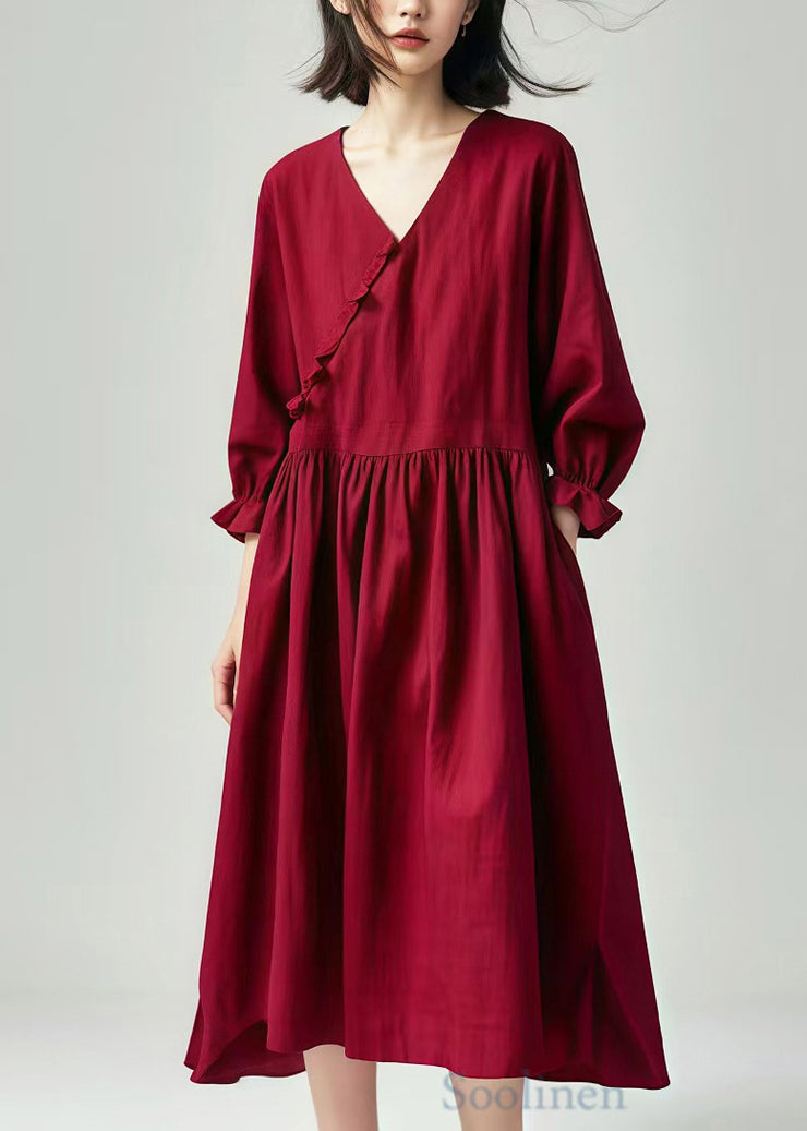 Art Mulberry Oversized Cotton Maxi Dress Spring