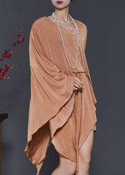 Art Nude Asymmetrical Sequins Silk Dresses Summer