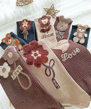 Autumn And Winter Fashion Versatile High Beauty Popular Mid Cap Plush Socks