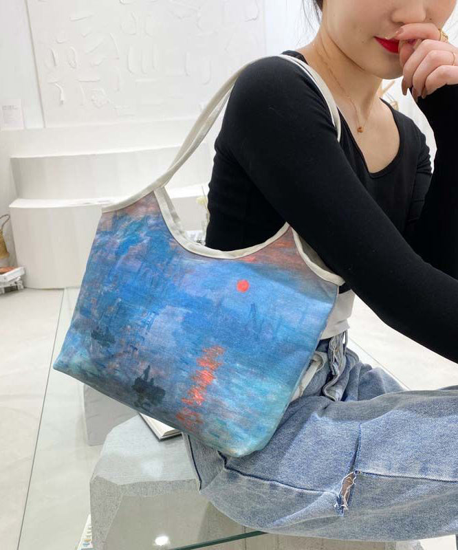 Beautiful Paitings Art Canvas Satchel Handbag