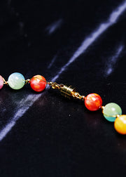 Beautiful Rainbow Jade Princess Necklace