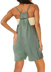 Big Yards Pocket Brown Suspenders Jumpsuits Overalls