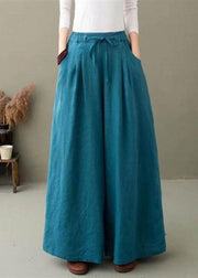 Black Linen Pants Wide Leg Pants