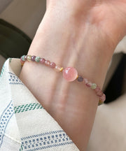 Boho Rainbow Hand Woven Beading Chain Bracelet