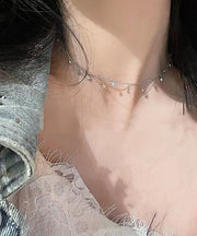 Boho Silk Zircon Star Princess Necklace