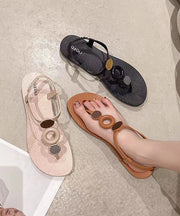 Boho Versatile Soft Flats Walking Sandals Peep Toe