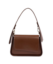 Boutique Coffee Versatile Calf Leather Satchel Handbag