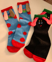 Boutique Cute And Funny Warm Plush Mid length Socks