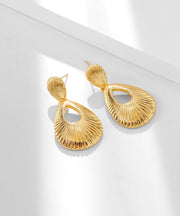 Boutique Gold Sterling Silver Overgild Water Drop Drop Earrings