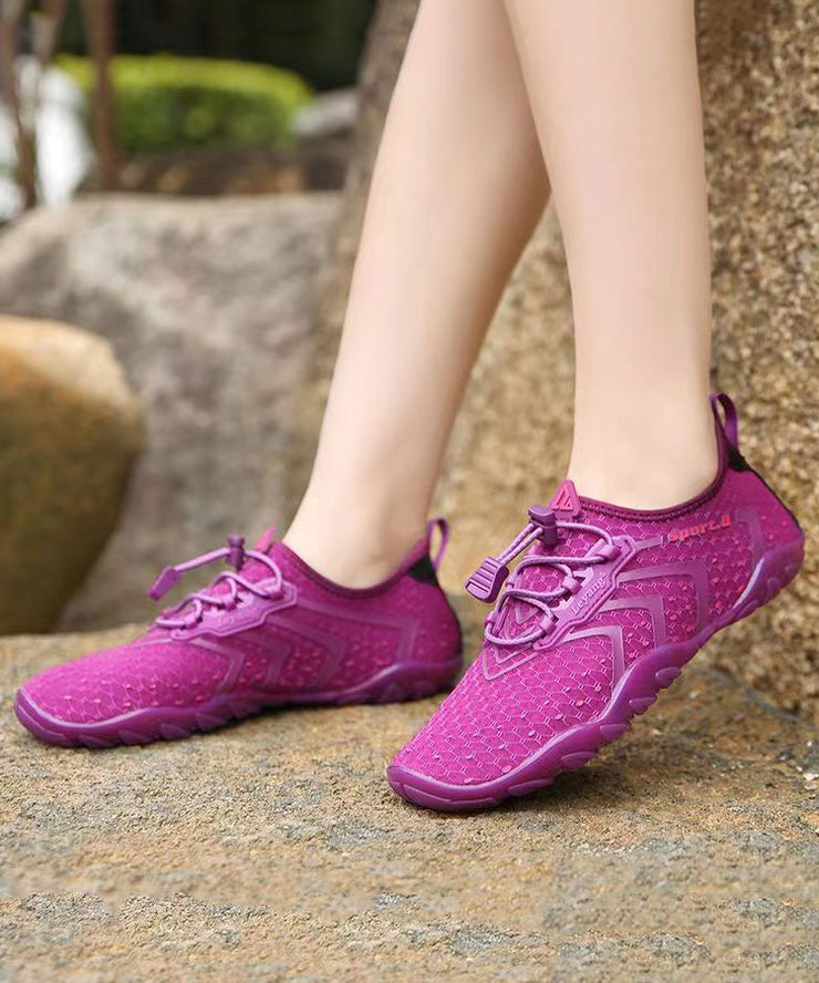 Casual Cyan Soft Breathable Mesh Sport Flats Shoes