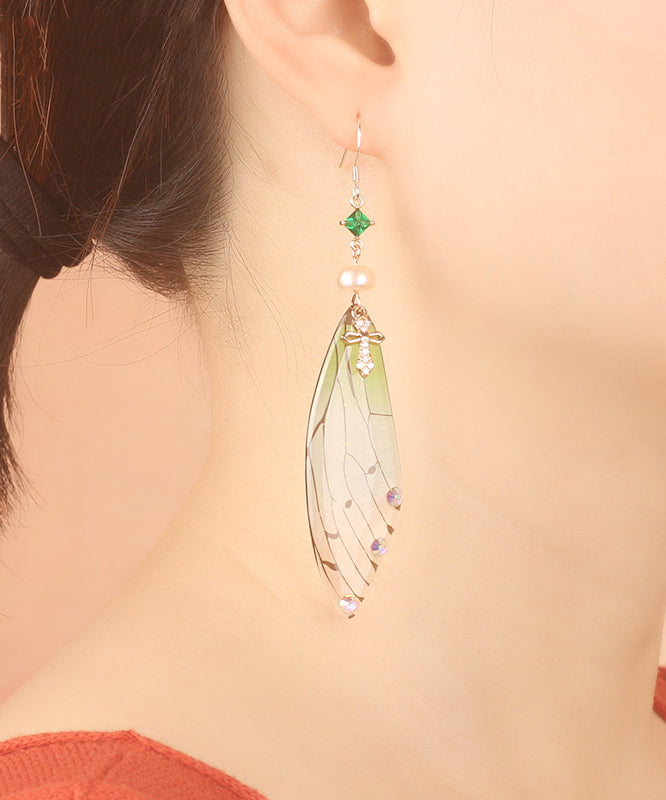 Beautiful Butterfly Wings Drop Earrings