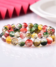 Casual Rainbow Crystal Beaded Bracelet