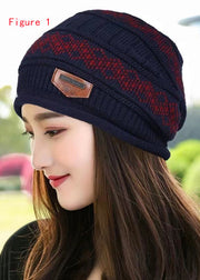 Casual Versatile Knit Warm Fleece Boonie Hat