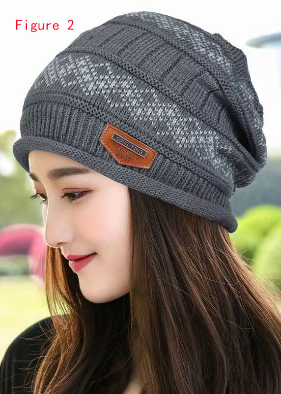 Casual Versatile Knit Warm Fleece Boonie Hat