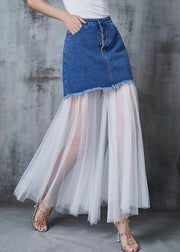 Casual White Wear On Both Sides Tulle Holiday Skirts Summer