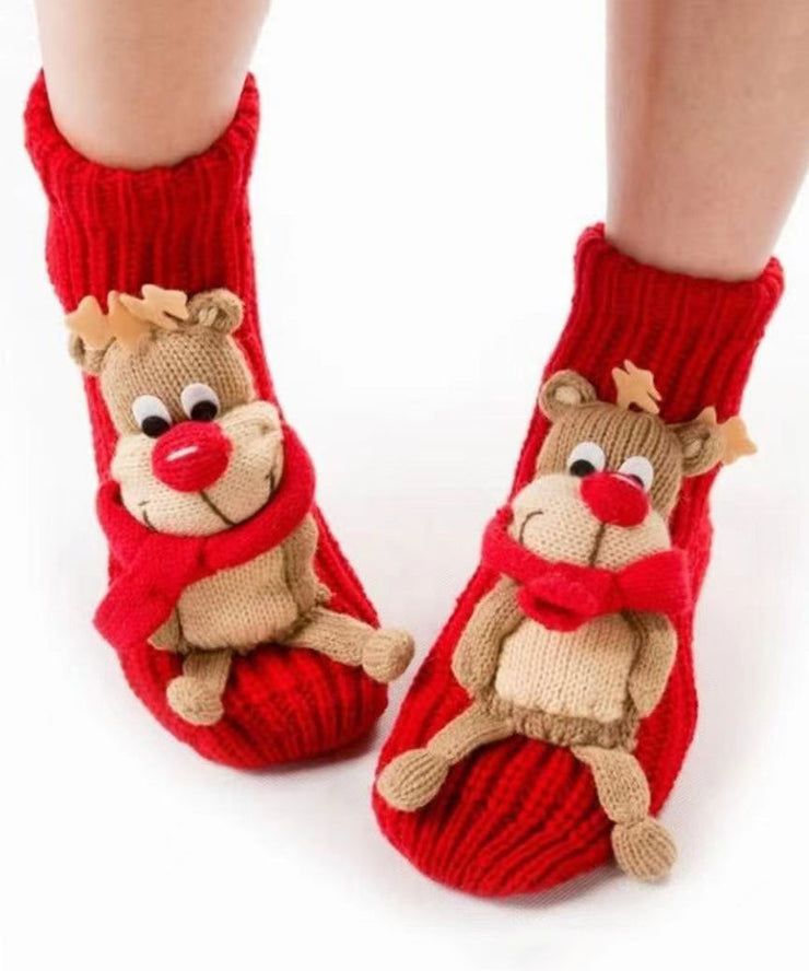 Christmas And Winter Home Cute Thickened Funny Cartoon Adult Socks