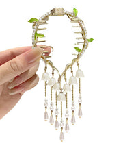 Classy Alloy Zircon Lily Of The Valley Tassel Hairpin