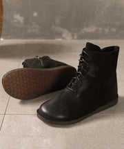 Chocolate Boots Suede Elegant Cross Strap Boots