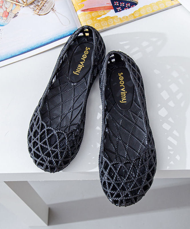 Comfortable Navy Hollow Out Walking Sandals