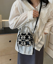 Cool Spicy Girl Silver Beaded Messenger Bag Women 2025 New