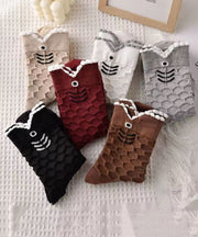 Cute Animal Jacquard Soft Comfy Mid Calf Socks