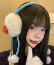 Cute Fuzzy Fur Fluffy Warm Earmuffs For Women In Spring