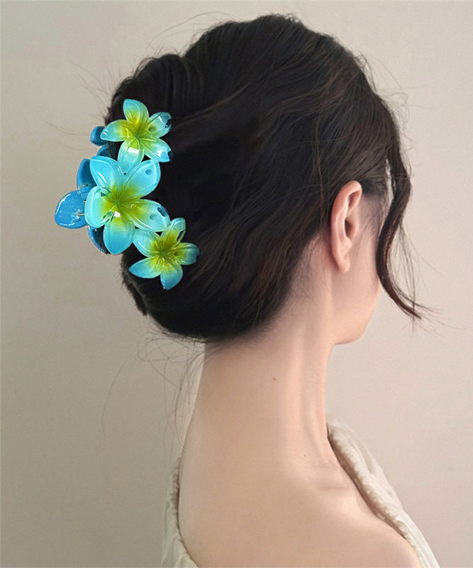 Cute Yellow Acrylic Floral Hairpin