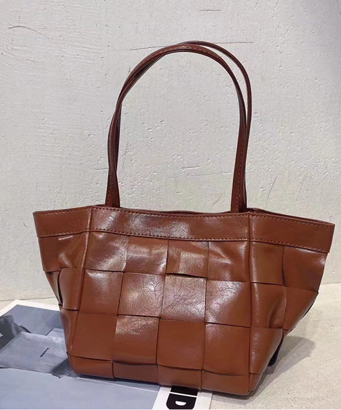 DIY Coffee Wing Faux Leather Satchel Handbag