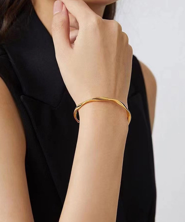 DIY Gold 14K Gold Solid Bangle