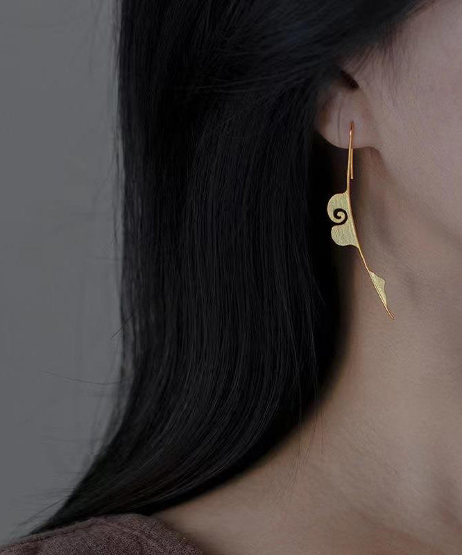 DIY Gold Sterling Silver Overgild Drop Earrings