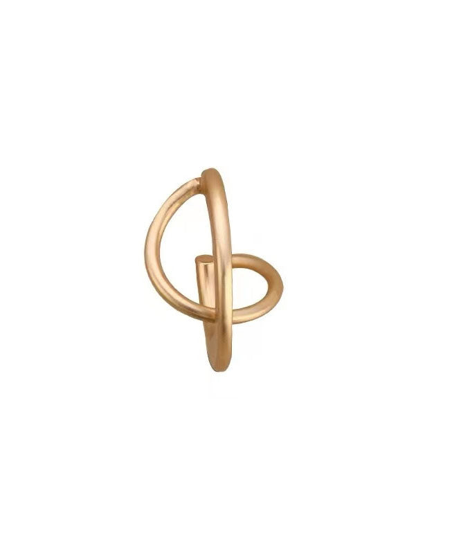 DIY Gold Superimposed Ring Women&